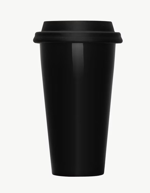 Saint Laurent Ceramic Travel Mug | Black