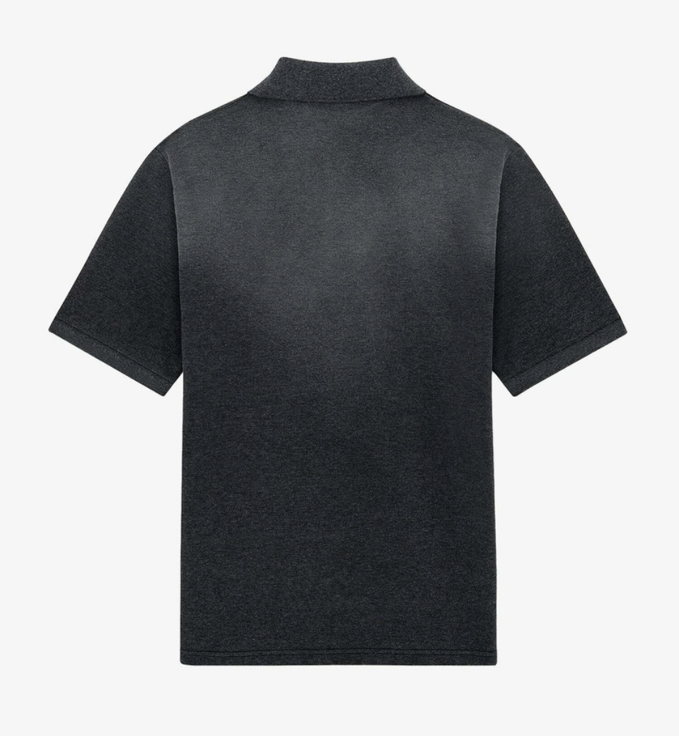 Mens Saint Laurent Cassandre Polo | Washed Cotton Piqué