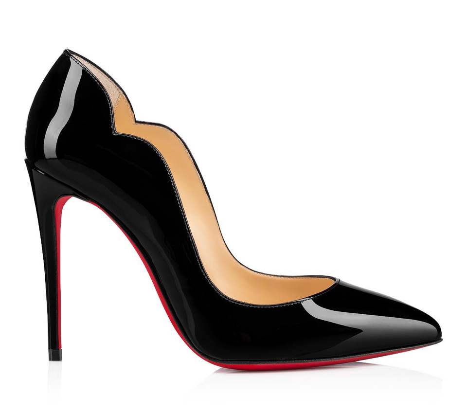 Christian Louboutin Hot Chick 100 | Black Patent