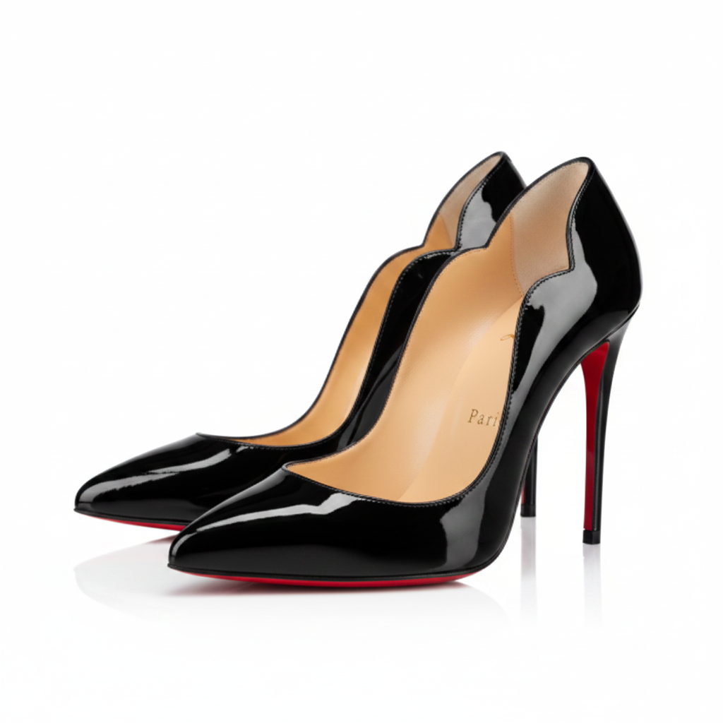 Christian Louboutin Hot Chick 100 | Black Patent