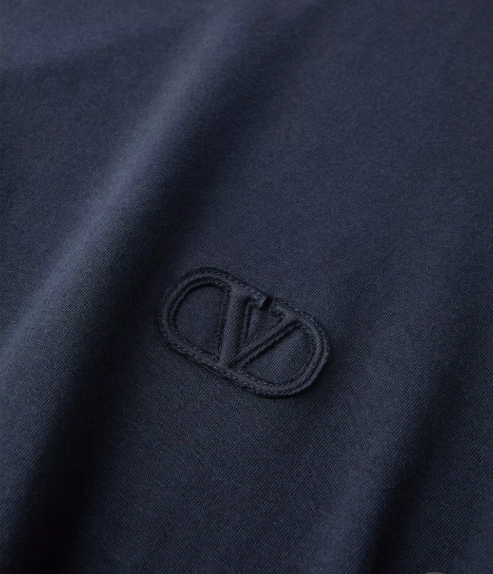 Valentino Men's Navy T-Shirt — XL