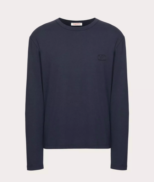 Valentino Men's Navy T-Shirt — XL
