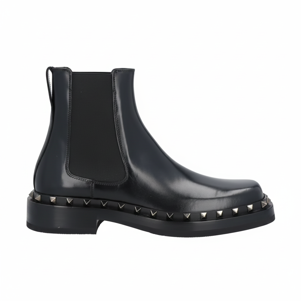 Valentino Garavani Men's Rockstud Boot — Black (EU 45 / US 11)
