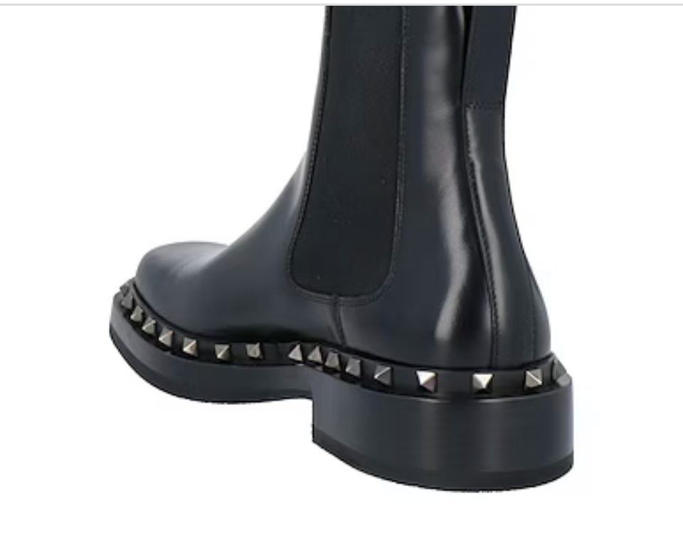 Valentino Garavani Men's Rockstud Boot — Black (EU 45 / US 11)