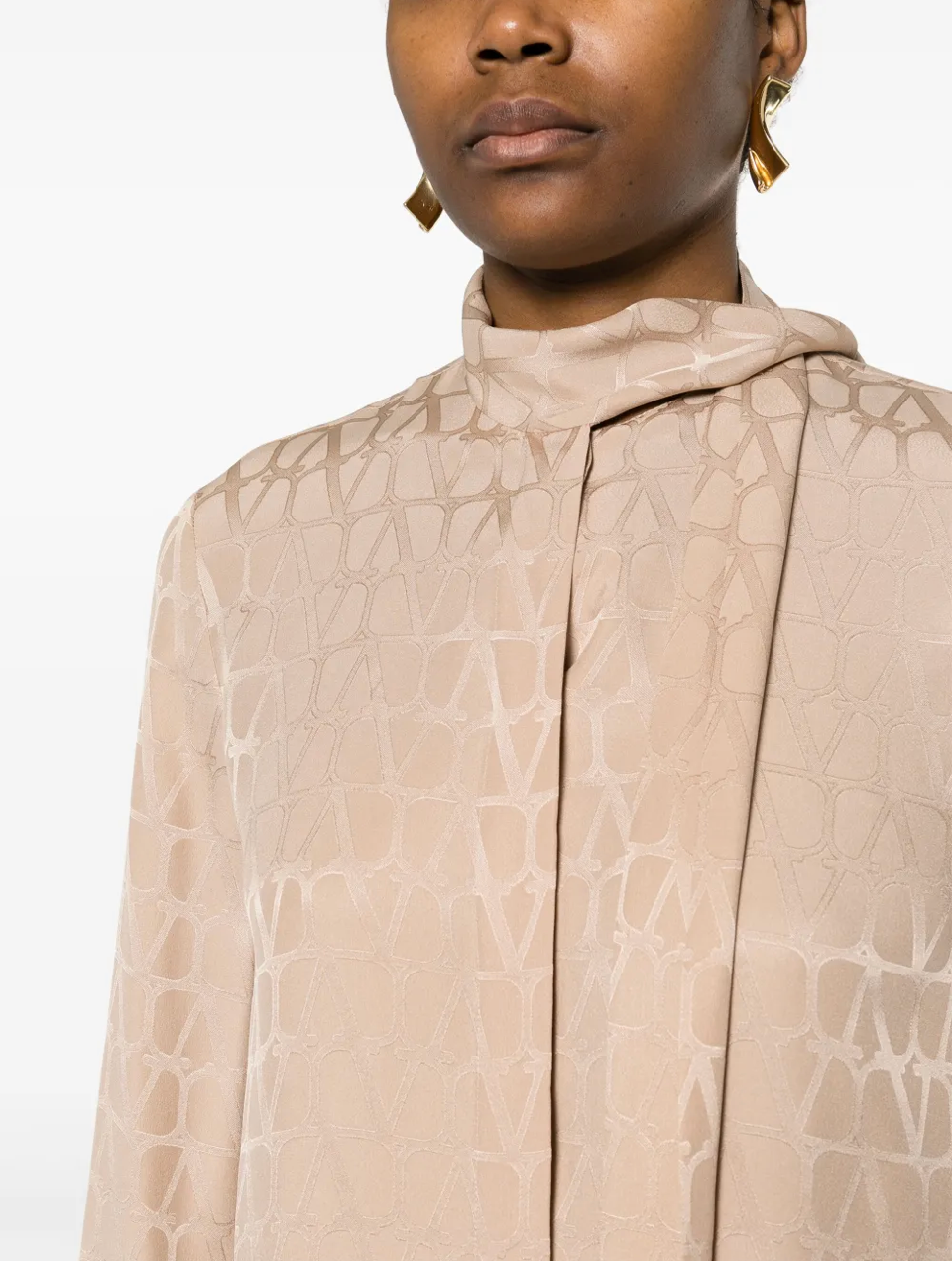 Valentino Toile Iconographe Silk Blouse — (IT 40 / US 4)
