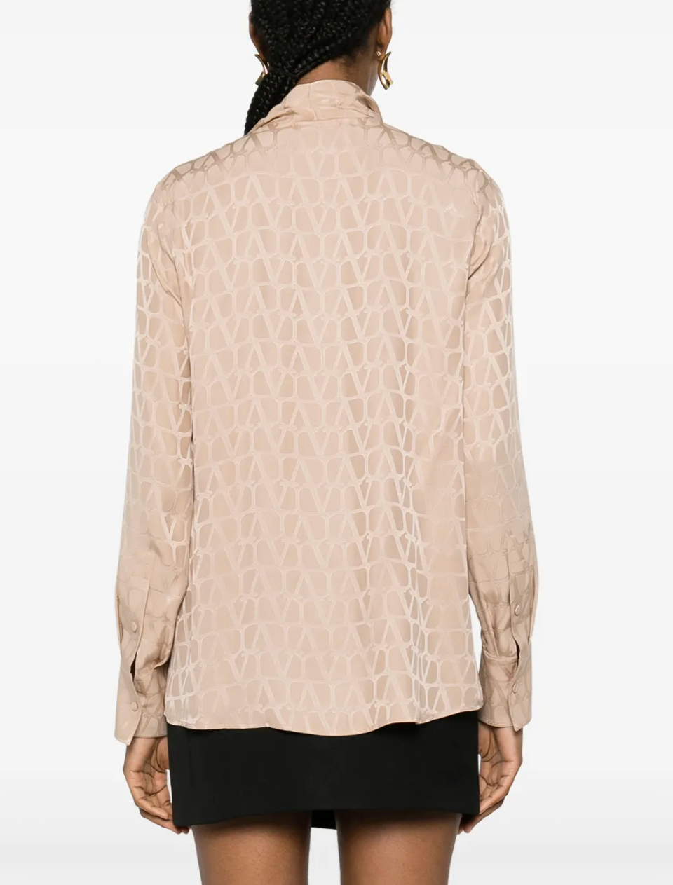 Valentino Toile Iconographe Silk Blouse — (IT 40 / US 4)