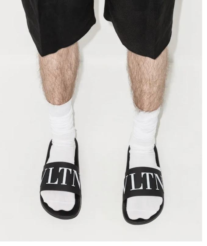 Valentino Garavani VLTN Slides — EU 38 / US 8