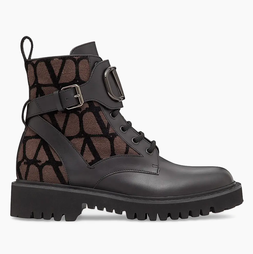 Valentino Garavani VLogo Signature 35mm Combat Boot — Black (EU 37 / US 7)