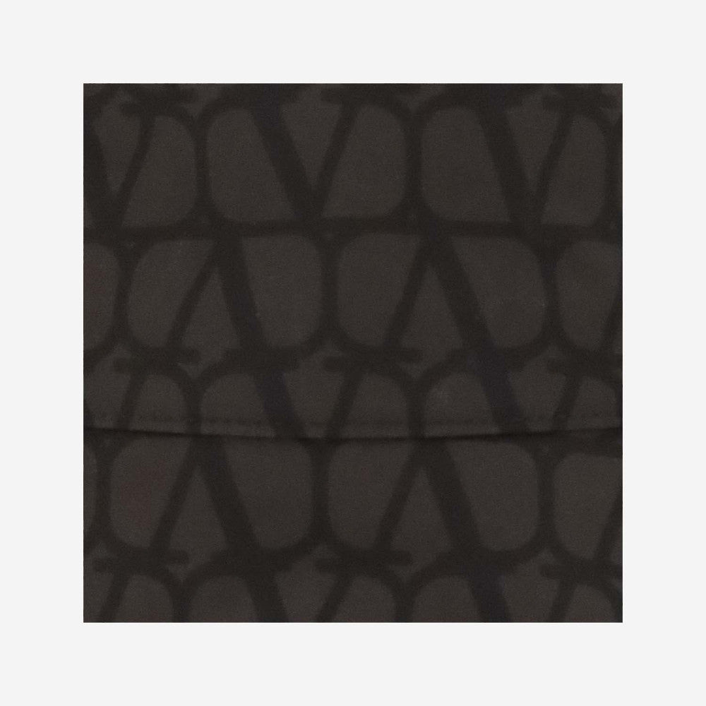 Valentino VLogo Bucket Hat — Brown & Black (Size 59)