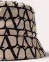 Valentino Bucket Hat — Tan & Black (Size 58)